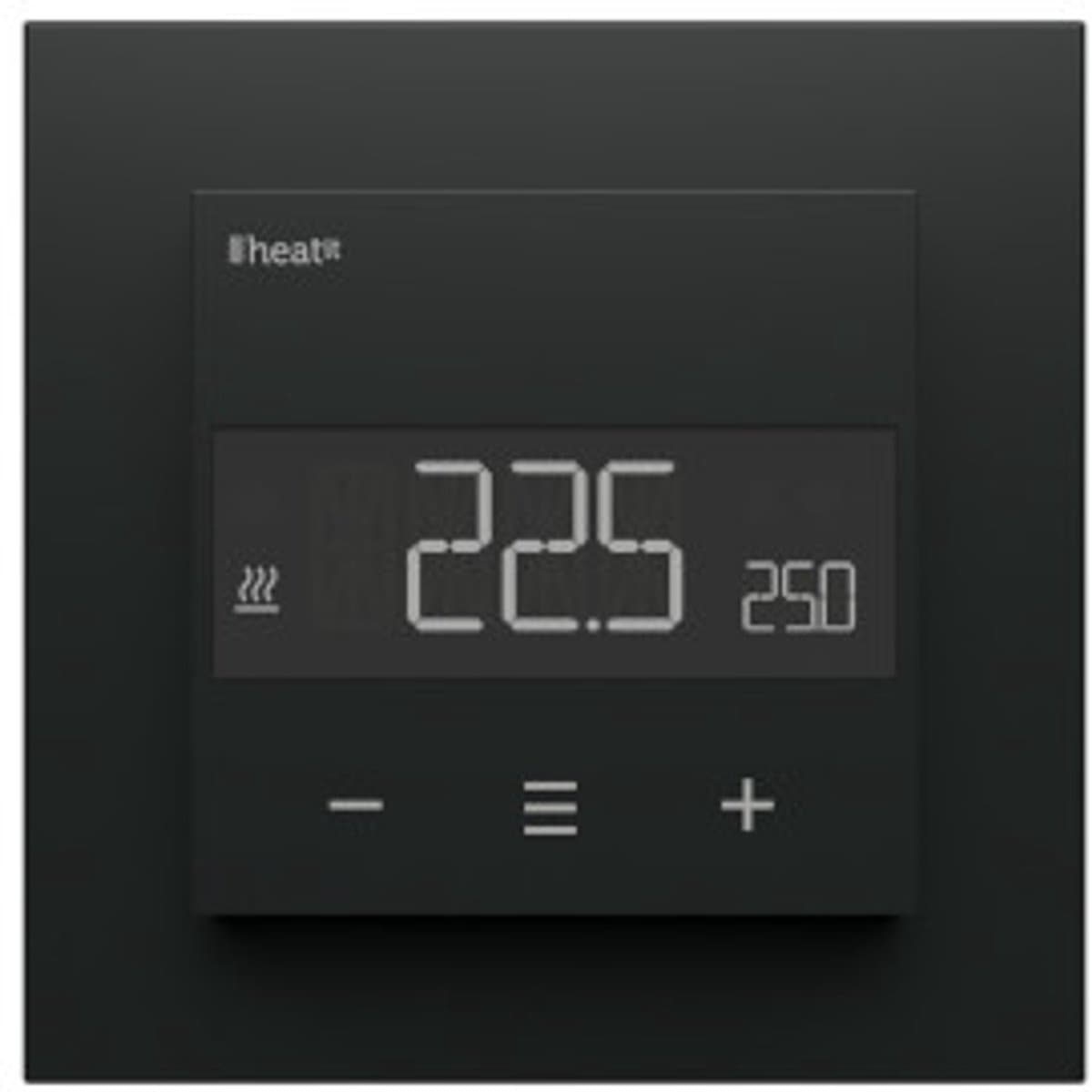 Heatit WiFi6 Thermostaat Mat Zwart — afbeelding 1