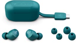 JLab Go Pop Draadloze Oordopjes - Bluetooth Oortjes Draadloos - 35 uur Batterijduur - Be Aware Audio - Met Microfoon - Geschikt voor Android en Apple - Groen — thumbnail 3