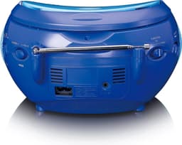 Lenco SCD-24 KIDS - Draagbare cd speler en radio voor kinderen - Inclusief stickervel - Blauw — thumbnail 3