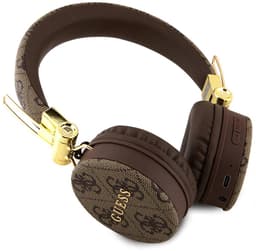 Guess PU Leather 4G Metal Logo Headphone - Geschikt voor Bluetooth Smartphones - Bruin — thumbnail 2