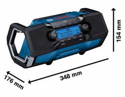 Bosch Professional GPB 18V-2 SC Bouwradio 18V DAB+, Bluetooth, FM en AUX - 06014A3100 — thumbnail 2