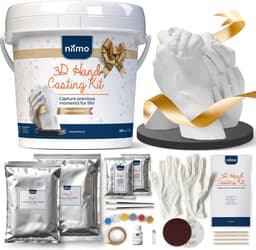 Handafgietsel Kit Geschenkset voor Koppels – Huidvriendelijk Huwelijks- & Valentijnscadeau voor Unieke Herinneringen — thumbnail 1