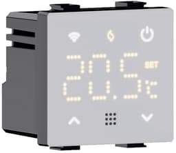 WIFI Slimme Thermostaat Programmeerbaar 2P 240V met Touch Display en Achtergrondverlichting, Compatibel met Plana Houders — thumbnail 1