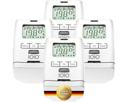 4x Slimme Digitale Radiatorknop voor Energiebesparing - Eenvoudige Montage