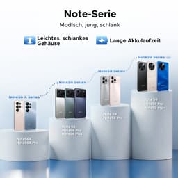 DOOGEE NOTE 56 X PRO - Smartphone - Android 16 - 32 GB RAM + 128 GB ROM / 2 TB TF - 6150 mAh - 8,45 mm ultraslank - 6,56 inch HD+ - 13 MP + 8 MP - NFC - Face ID - Gemini AI - GPS - Zwart — thumbnail 4