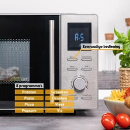 Magnetron met Grillfunctie RVS 20 Liter 700W — thumbnail 3