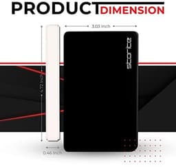 Externe harde schijf 500GB - Draagbare USB 3.0 HDD voor Laptop, PC, Mac, en Gameconsoles — thumbnail 3