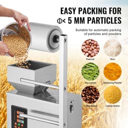 Automatische Verpakkingsmachine voor Deeltjes, 1-100g, Multifunctionele Machine voor Poeder, Zakjes, Wegen en Vullen, Geschikt voor Thee, Zaden, Korrels, Meel, Bonen en Glitter — thumbnail 2