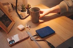 Draagbare Harde Schijf 1 TB USB 3.0 - Blauw — thumbnail 4