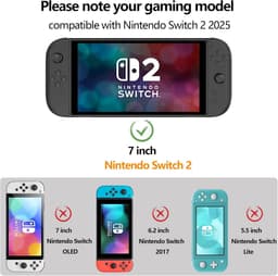 Screenprotector - Geschikt voor Nintendo Switch 2 Screenprotector Bescherm Glas - tempered glass - 2pack — thumbnail 4