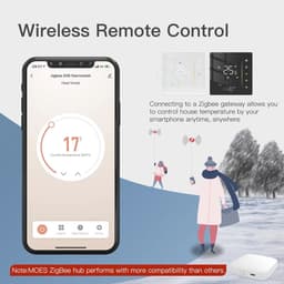 Zigbee Slimme Thermostaat voor Vloerverwarming - Digitaal en Programmeerbaar, Compatibel met Alexa en Google Home — thumbnail 2