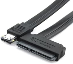 Dual Power 12V en 5V eSATAp naar SATA-kabel voor 2,5 en 3,5 inch harde schijven — thumbnail 1