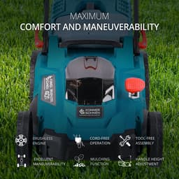 Snoerloze grasmaaier KS 43LM-40V — 43 cm — zonder accu en lader — thumbnail 3