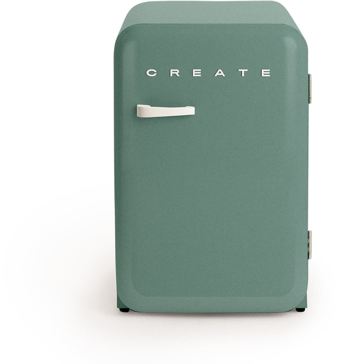 CREATE - Koelkast in retrostijl - Sage - Handvat Gebroken wit - FRIDGE RETRO 107L — afbeelding 1