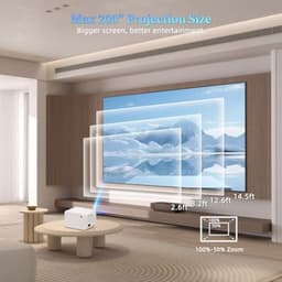 Compacte HD Beamer met Scherp Beeld en Draadloze Verbinding — thumbnail 2