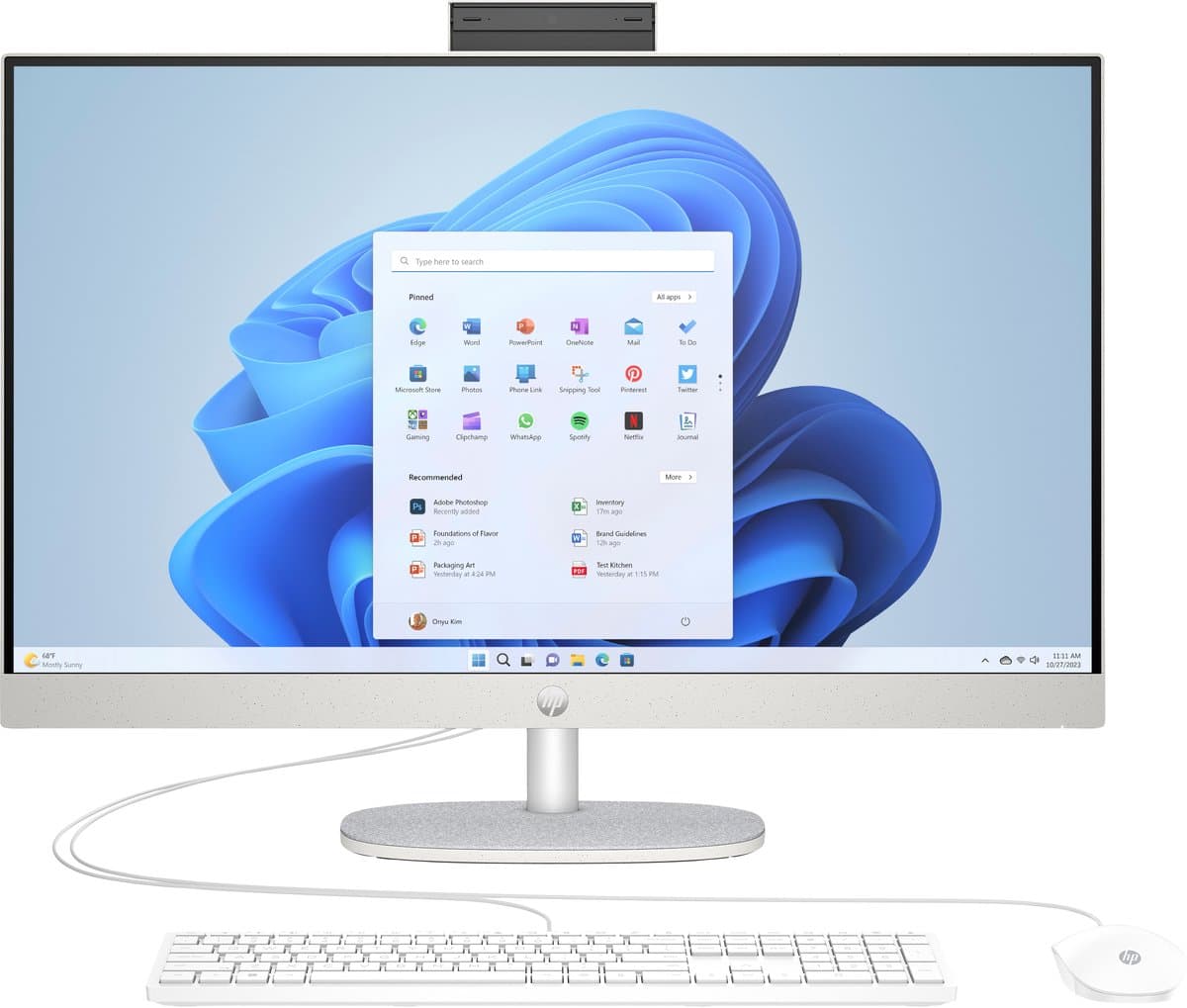 HP All-in-One 27-cr0071nd pc-systeem — afbeelding 1