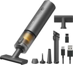 HOTO AutoCare Air Duster & Vacuum – 4-in-1 Draadloze Luchtblazer & Handstofzuiger met 20.000 Pa Zuigkracht – 3 Vermogensstanden – 5 Opzetstukken – USB-C Opladen – Draagbaar Reinigingsapparaat voor Auto, Huis & Bureau — thumbnail 1