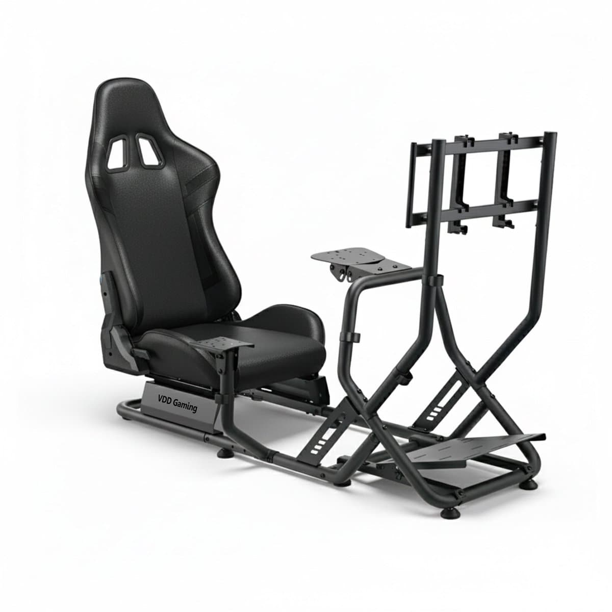 VDD Gaming - Sim racing - Racestoel cockpit simulator - Volledig verstelbaar racestoel - Zwart — afbeelding 1