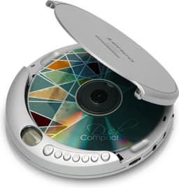 Lenco CD-201SI Discman - Draagbare CD-MP3 Speler met Anti-Shock bescherming - Zilver — thumbnail 2