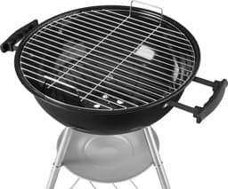 Houtskoolbarbecue - Kogelbarbecue - Ronde Barbecue - Op Wielen - BBQ - 45 x 83 centimeter - Metaal - Zwart — thumbnail 5