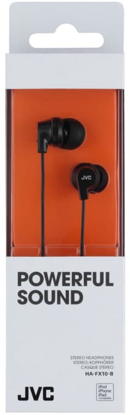 JVC HA-FX10-B-EF - In Ear hoofdtelefoon - Zwart — thumbnail 2