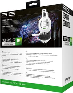 Nacon RIG 300 HXW Pro Bedrade Gaming Headset - Xbox Series X/Xbox One - Wit — thumbnail 4