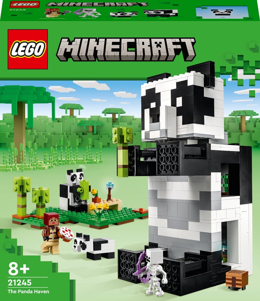 LEGO Minecraft Het Panda Huis Speelgoed Set met Dieren - 21245 — afbeelding 1