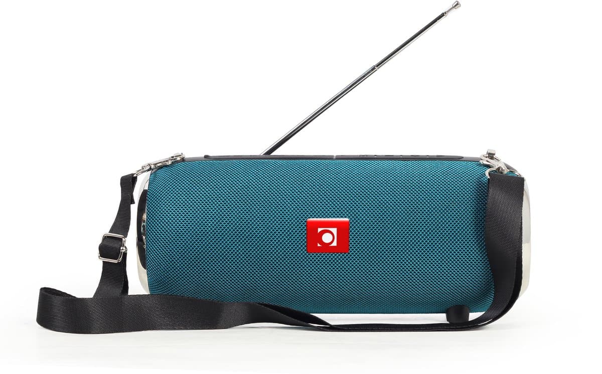 Gembird Draagbare Bluetooth Speaker met Antenne - Compact Groen Design - Veelzijdige Connectiviteit — afbeelding 1