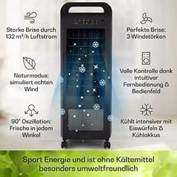 Aircooler Met Koelelementen - Aircooler Met Water - Wit — thumbnail 3