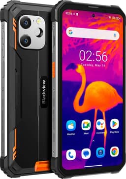 Blackview BV8900 - Robuuste Smartphone - 16GB RAM - 256GB - Warmtebeeldcamera - 6.5 inch - 10000mAh - IP68 Waterdicht - Outdoor Mobiele Telefoon - NFC - GPS - Oranje — thumbnail 3
