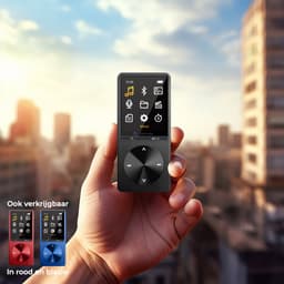 Denver MP3 / MP4 Speler - Bluetooth - USB - Shuffle - SD kaart tot 128GB - Incl. Oordopjes - Voice recorder - Dictafoon - MP1820 - Zwart — thumbnail 5