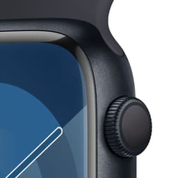 Apple Watch Series 9 - GPS + Cellular - 45mm - Midnight Aluminium Case with Midnight Sport Band - M/L — thumbnail 4
