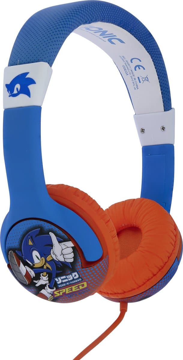 Sonic - kinderkoptelefoon - volumebegrenzing - verstelbaar - comfortabel — afbeelding 1