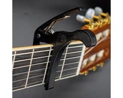 Universele Capo - Zwart - Capo Akoestische / Klassieke / Elektrische gitaar - Capo Gitaar klem