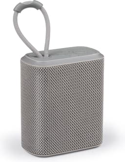 Draagbare Bluetooth Speaker 5.3 - Draadloze Muziekbox met AUX en FM Radio - Partybox met 4 uur Speeltijd - Compact en Lichtgewicht - Grijs — thumbnail 1