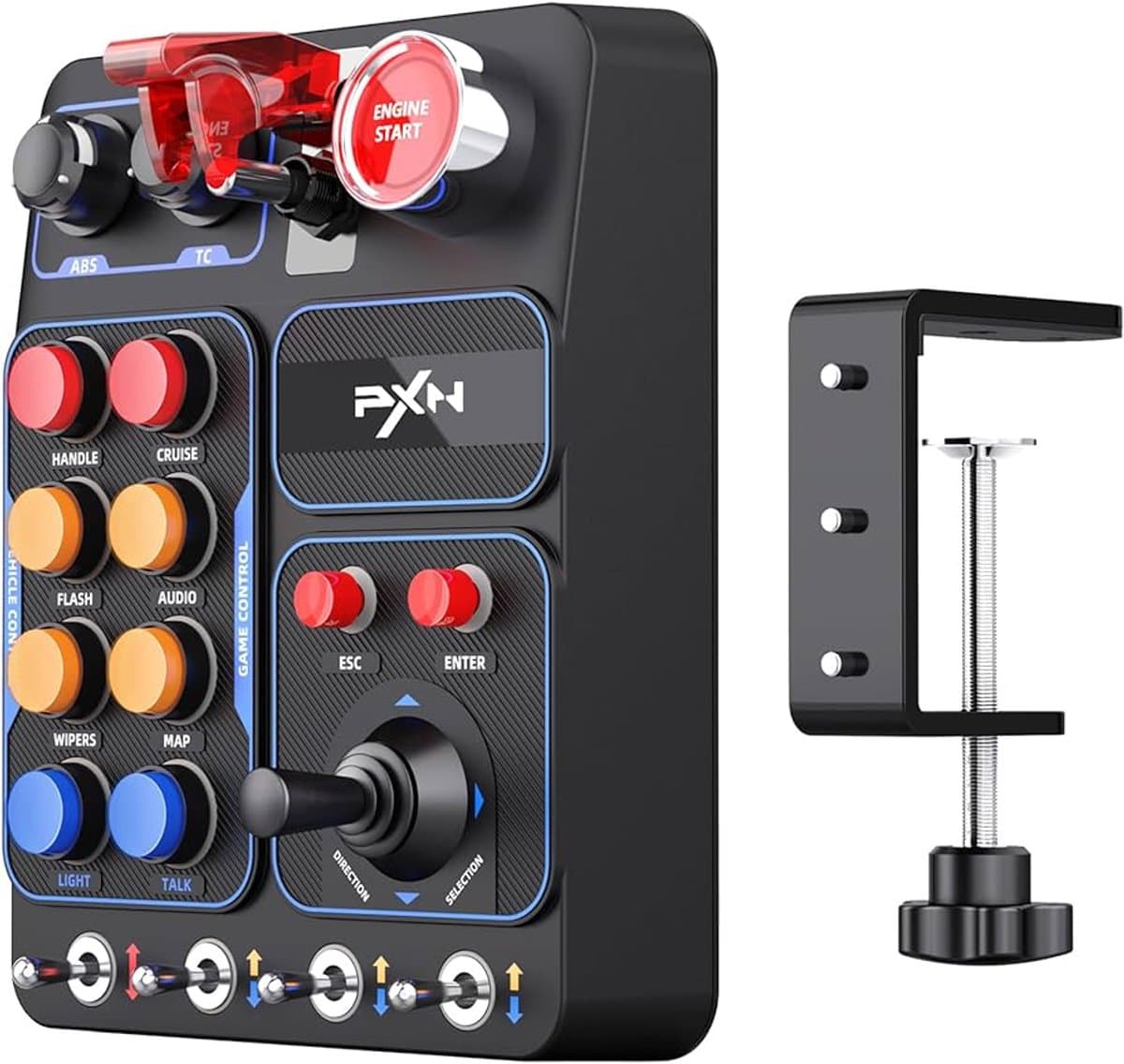 PXN CB-1 - Control Box - Racesimulator Centrale- Buttonbox Simracing - Controlebox - Multifunctioneel - Aangepaste Race Game Accessoires — afbeelding 1