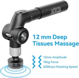 Verstelbaar Massagepistool met 6 Massagekoppen voor Spierontspanning en Pijnverlichting — thumbnail 2
