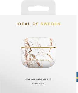iDeal of Sweden AirPods Case Print Gen 3 Carrara Gold — thumbnail 4