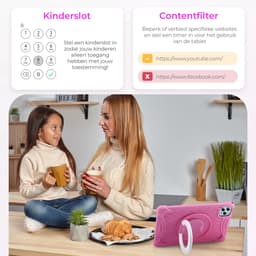 ATouch Combipakket - Kindertablet Tab 10 Plus + Kinderkoptelefoon - 64GB+64SD - Vanaf 3 jaar - Roze — thumbnail 5