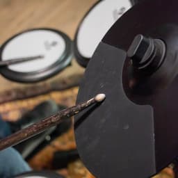 Elektronisch drumstel 6 inch - Met gratis lessen - Fazley DDK-020 - Zwart — thumbnail 4