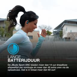 JLAB Jbuds Sport ANC 4 In-ear Draadloze sport-oordopjes Met Noise-cancelling Teal — thumbnail 4