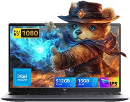 Acemagic Laptop - 15,6 inch 12e generatie Intel N95 processor tot 3,4 GHz - 16GB DDR4 RAM 512 GB SSD Windows 11 - WiFi 5 - BT5.0 Notebook - Grijs — thumbnail 1