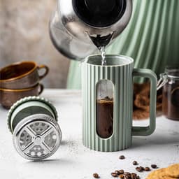 ZUIGER KOFFIE-/THEEZETAPPARAAT 1000 ml KLAUSBERG KB-7755 GROEN — thumbnail 3