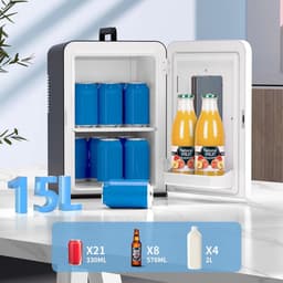 CRLYN® Minibar - Mini Koelkast - Skincare Fridge - Zwart — thumbnail 4