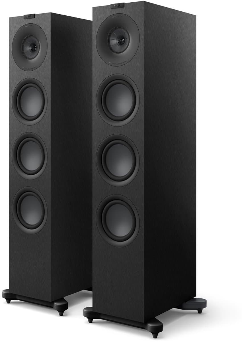 Kef Q11 Meta zwart Vloerstaande luidspreker, prijs per stuk, afname per paar — afbeelding 1
