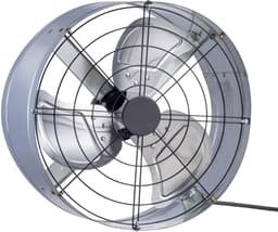 Zolderventilator voor gevelmontage 15 inch, 1300 CFM huisventilator met regelbare thermostaat en gaas, stille zolder-, garage- en winkelventilatie — thumbnail 1