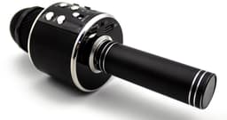 Denver Karaoke Microfoon Bluetooth - Draadloos - Karaoke Set - Ingebouwde Speaker - AUX - MicroSD - KMS20 - Zwart — thumbnail 3