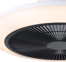 EGLO Sayulita 1 Plafondlamp met ventilator - 46 cm - Instelbaar wit licht - DC-energy saving - Zwart/Wit - Dimbaar - 3 Standen — thumbnail 4