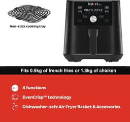4-in-1 Heteluchtfriteuse 1700W met Mini-Oven en Gezond Koken, 5,7L — thumbnail 5