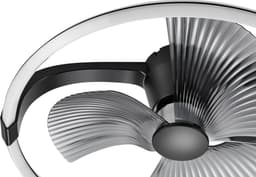 LED's Light Plafondventilator XL 74 cm - Bedienbaar met afstandsbediening - Plafondlampen met Ventilator & Lamp - Zwart - Ventilatorlamp - Ventilatoren plafond - Plafonventilator — thumbnail 4